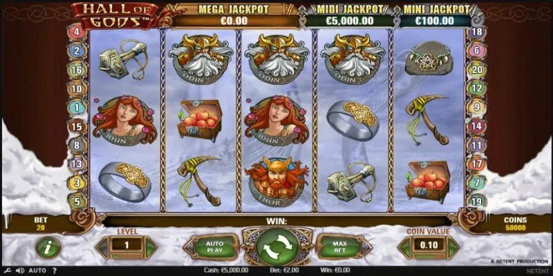 Điểm hay khi game thủ trải nghiệm tham gia Hall of Gods